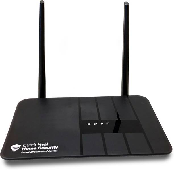 QUICK HEAL HNSA Router 2.4 GHz 300 Mbps Wifi Speed Single Band External Antenna Ethernet (Cable Broadband)