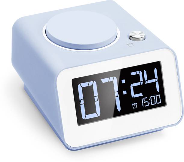 Homtime Digital Blue Clock