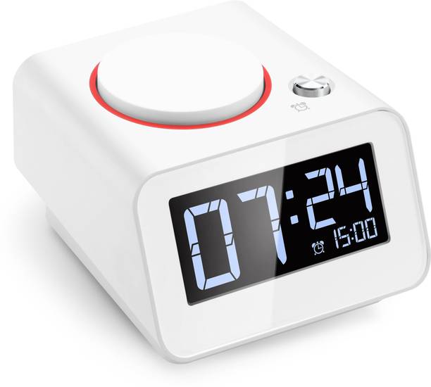 Homtime Digital White Clock