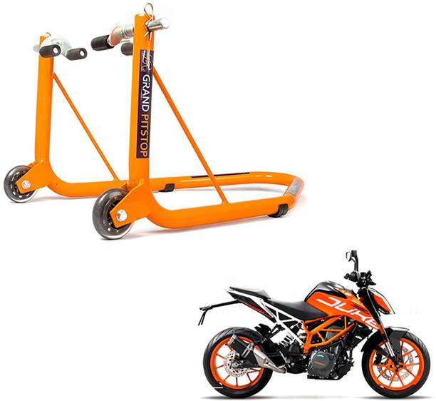 GrandPitstop Front Paddock Stand with Swing Arm Rest for KTM 390 Bike Storage Stand