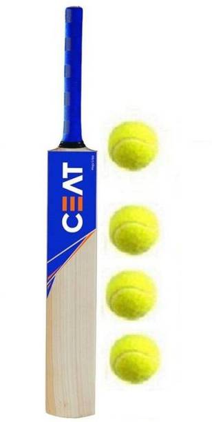 CEAT CT S6 POPULAR WILLOW BAT WITH FOUR BALL क्रिकेट किट