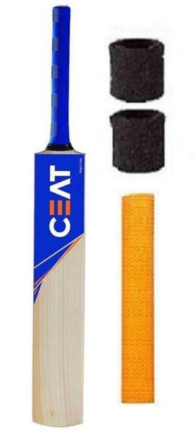 CEAT CT S6 POPULAR WILLOW BAT WITH GRIP AND WRIST BAND क्रिकेट किट