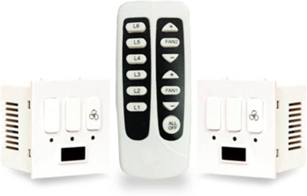 DOTT Modular Remote Control Switch For 4 Lights & 2 Fan...