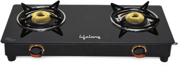 Lifelong LLGS118 ISI Certified Glass Manual Gas Stove