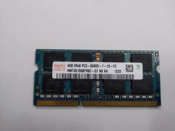 Hynix 8500 DDR3 4 GB Laptop (HMT351S6BFR8C-G7 PC3 8500s)