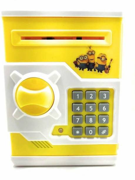 Tiny Tales Latest Money Safe Kids Piggy Savings with Electronic Lock ATM Coin Bank