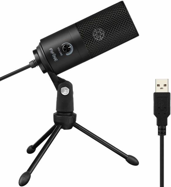 FIFINE K669B Metal USB Microphone Condenser for Recording Windows PC & Laptops