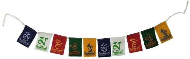 TGB TIBETAN BUDDHIST PRAYER FLAG FOR BIKE Square Outdoor Flag
