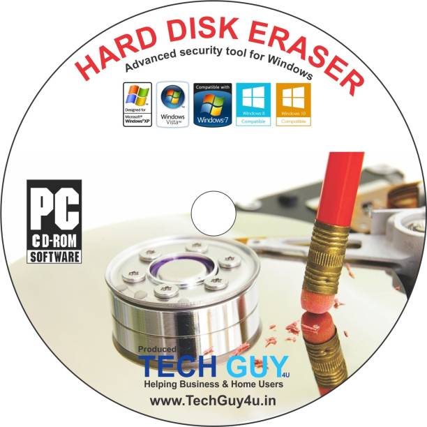 TechGuy4u Disk Eraser -Wipe Format Delete Destroy Clean Your PC Hard Disk Data for Windows