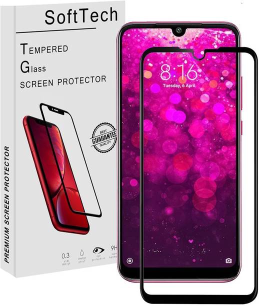 SoftTech Edge To Edge Tempered Glass for Mi Redmi 7, Mi Redmi Y3