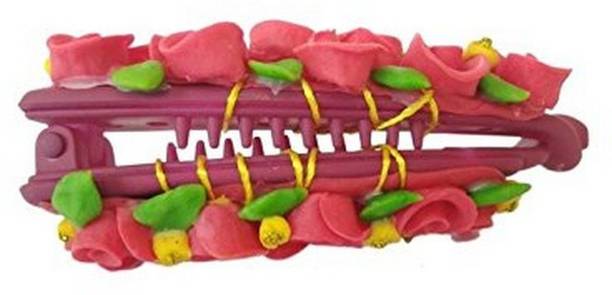 Unique Indian Crafts Hand made Banana Clip With Flower (SKU-UIC-BANANACLIP-214) Banana Clip