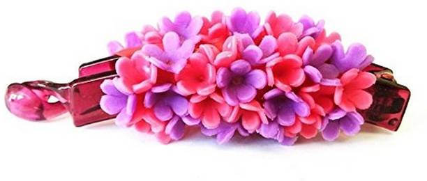 Unique Indian Crafts Hand made Banana Clip With Flower (SKU-UIC-BANANACLIP-173) Banana Clip