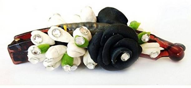 Unique Indian Crafts Hand made Banana Clip With Flower (SKU-UIC-BANANACLIP-139) Banana Clip