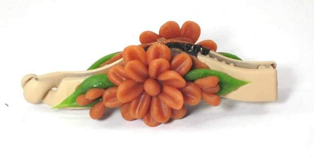 Unique Indian Crafts Hand made Banana Clip With Flower (SKU-UIC-BANANACLIP-71) Banana Clip