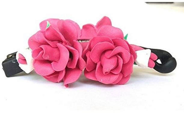 Unique Indian Crafts Hand made Banana Clip With Flower (SKU-UIC-BANANACLIP-204) Banana Clip
