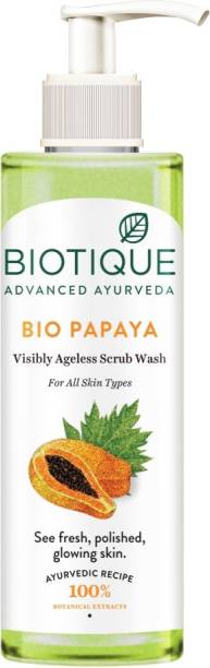 BIOTIQUE Bio Papaya Scrub Wash Face Wash