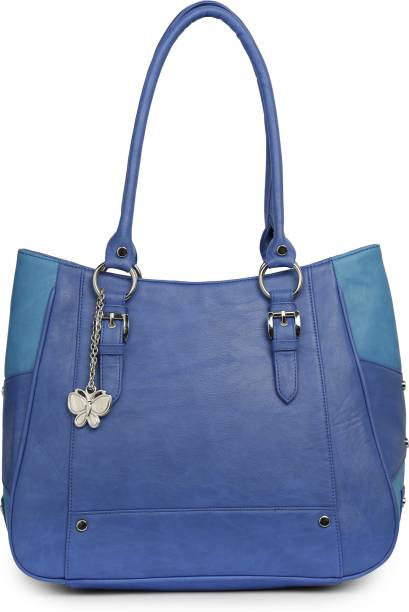 Women Blue Hand-held Bag - Extra Spacious Price in India