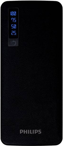 PHILIPS 11000 mAh 10 W Power Bank  (Black, Lithium-ion, Fast Charging for Mobile)