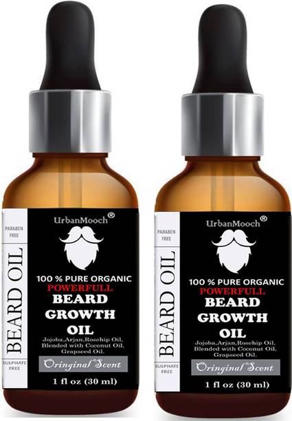 UrbanMooch PowerFull Beard Growth Oil Hair Oil