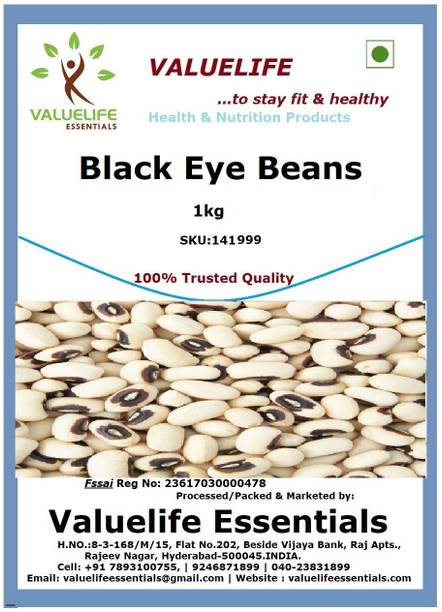 Value Life White Black Eyed Beans (Whole)