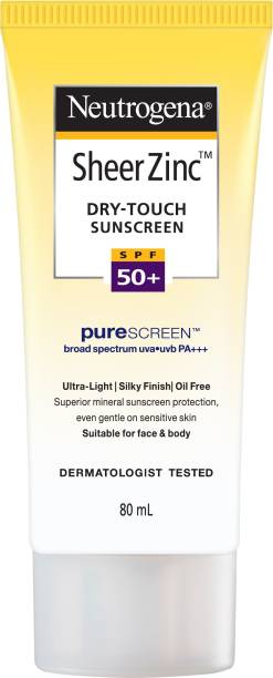NEUTROGENA Sheer Zinc Dry touch Sunscreen SPF50+ - SPF 50+ PA+++