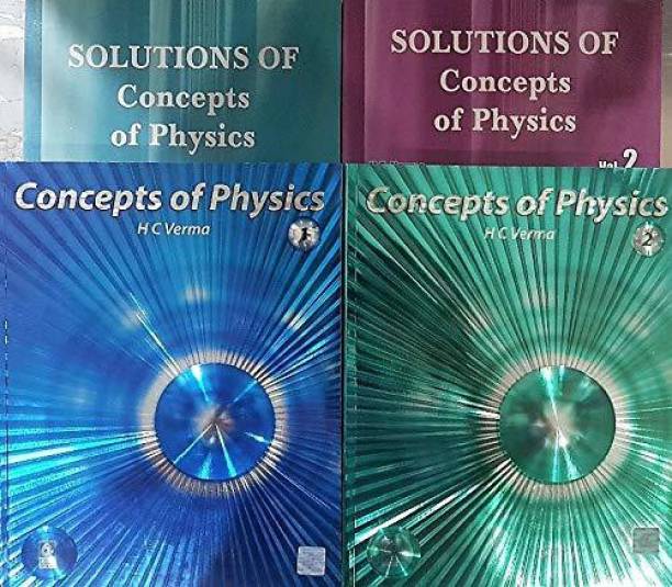 Concepts Of Physics Vol I & II With Solutions Of Both The Volumes - Set Of 4 Books