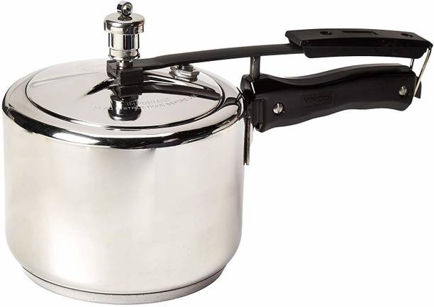 VINOD Sandwich Bottom Pressure Cooker Inner Lid 3 L Inner Lid Induction Bottom Pressure Cooker