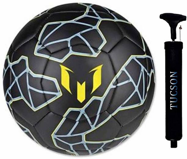 Tucson COMBO MESSI BLACK FOOTBALL WITH AIR PUMP SIZE 5 Football Kit