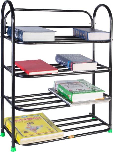 Patelraj Book shelf and shoe rack multi use Metal Collapsible Shoe Stand