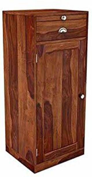 APRODZ Sheesham Wood Solid Wood Bar Cabinet
