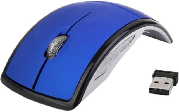 LipiWorld Foldable Wireless Mouse Foldable Folding Arc Optical Mice for All Laptop/Notebook/PC Wireless Optical  Gaming Mouse