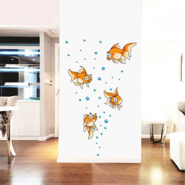 Flipkart SmartBuy 72 cm Wall Decals ' Fish ' Wall Stickers Self Adhesive Sticker