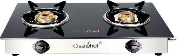 Greenchef Crystal Glass Manual Gas Stove