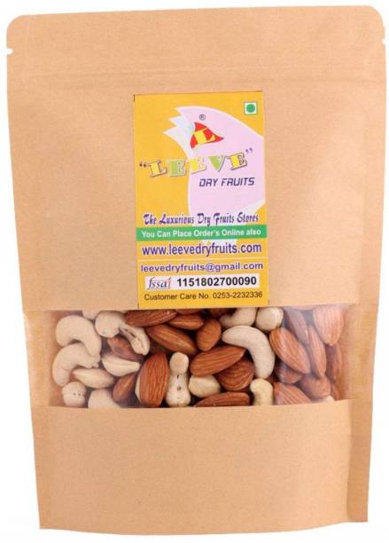 Leeve Dry fruits Kaju Badaam,400 GMS Cashews, Almonds