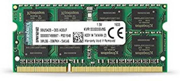KINGSTON 1333Mhz Laptop RAM DDR3 8 GB (Dual Channel) Mac, Laptop (KVR1333D3S9/8 , PC3 10600S)