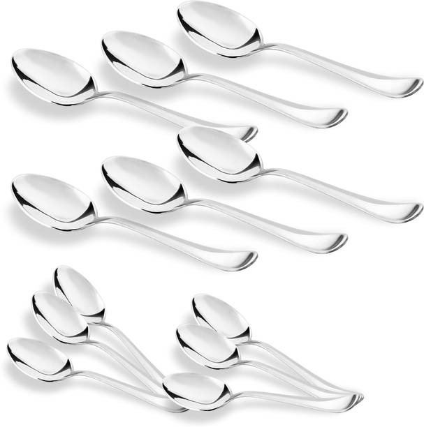 Sumeet 1.6mm Thick Stainless Steel Steel Dessert Spoon Set