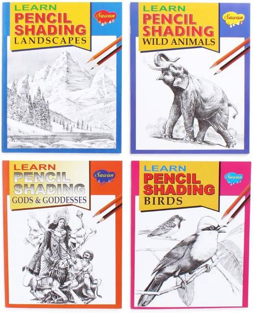Pencil Shading Books Set 1 ( 4 Books )