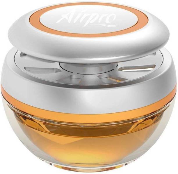 Airpro Luxury Sphere Gel Air Freshener- Citrus Splash Fragrance - Car, Desk, Office, Cabin, Home, Room Air Freshner Perfume Fragrance - Pair(Set of 2 Pcs) Blocks Luxury Sphere