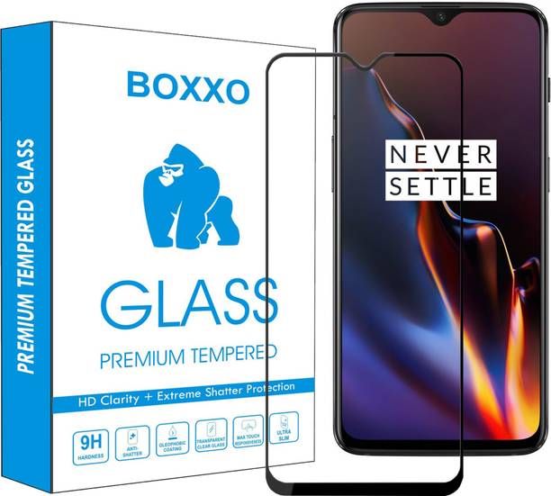 Boxxo Edge To Edge Tempered Glass for 1+6T, OnePlus 6T