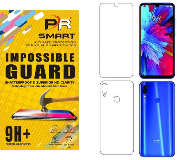 PR SMART Front and Back Tempered Glass for (Flexible), Mi Redmi Y3, Mi Y3