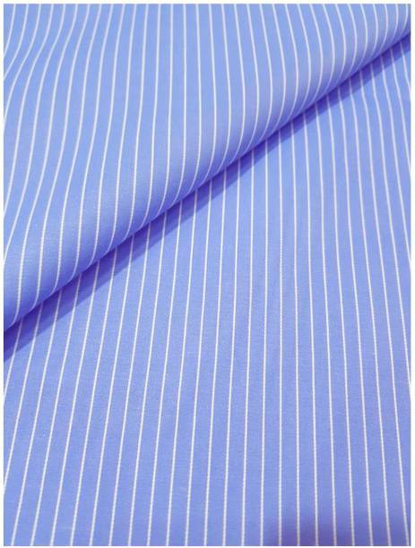 Unstitched Polycotton Shirt Fabric Striped