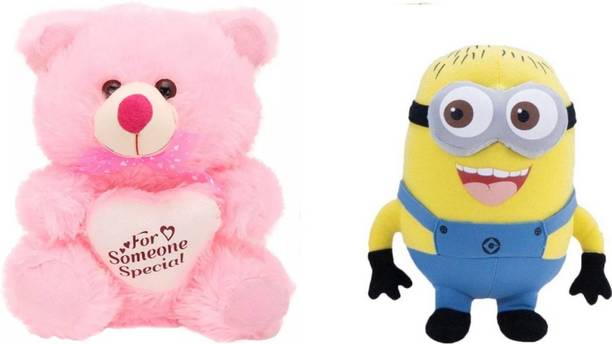 HM Cartoon Character Minion Yellow Plush Toys  - 30 cm