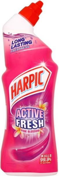 Harpic Active Fresh Pink Blossom Flor Tropical Floral Liquid Toilet Cleaner
