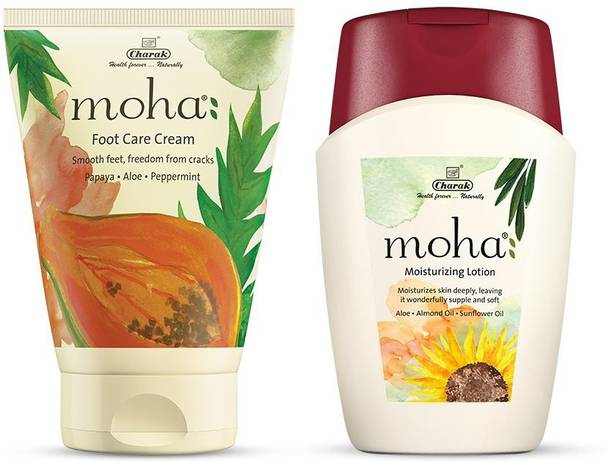 Moha MOISTURIZING LOTION 100g AND FOOT CARE CREAM 100g