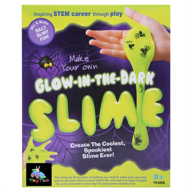 Ekta Glow in The Dark Slime Lab Make Your Own Spooky Sl...