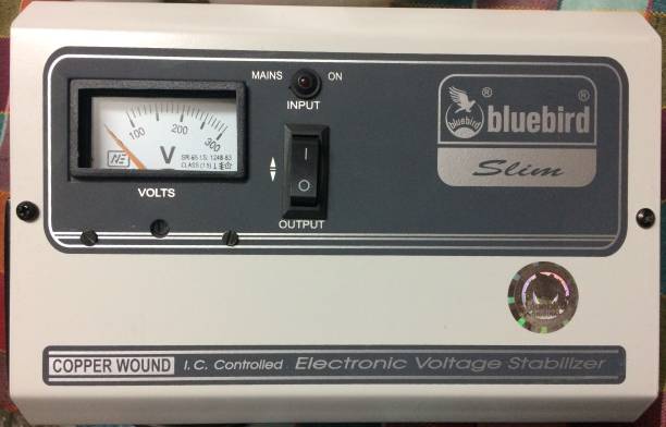Bluebird 3 kva 150-280v Copper Wounded Analog Voltage Stabilizer for "1 AC upto 1ton"
