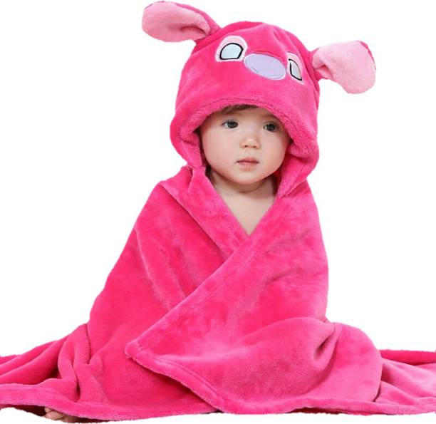 BRANDONN HOTPINK Free Size Bath Robe