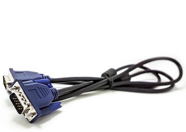 RIVER FOX VGA Cable 1.5 m VGA CABLE MALE TO MALE 15 PIN HIGH RESOLUTION 1.5 METER