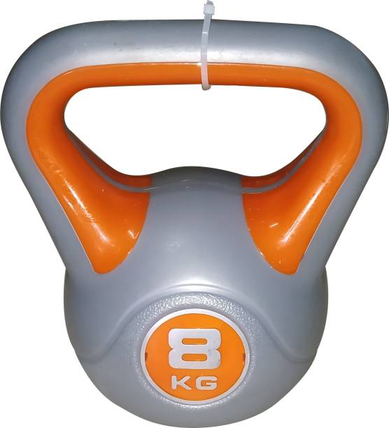 COUGAR Kettlebell , Plastic Kettlebell 8 Kg , Kettle Bells For Fitness Strength Stamina Grey Kettlebell