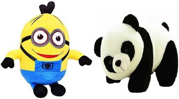 shop shandaar Cute Medium Minion & Panda Combo 40 Cm  - 40 cm
